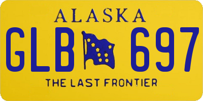 AK license plate GLB697
