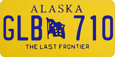 AK license plate GLB710