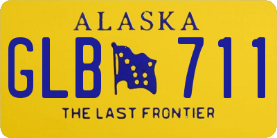 AK license plate GLB711