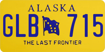 AK license plate GLB715