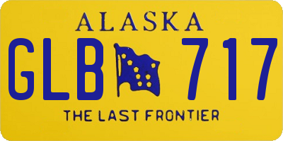 AK license plate GLB717