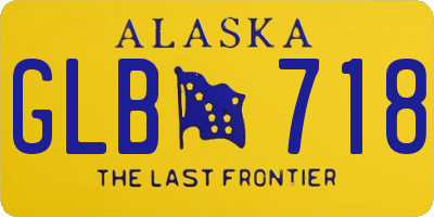 AK license plate GLB718