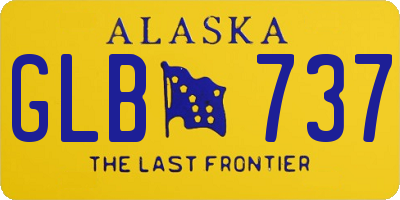 AK license plate GLB737