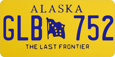 AK license plate GLB752