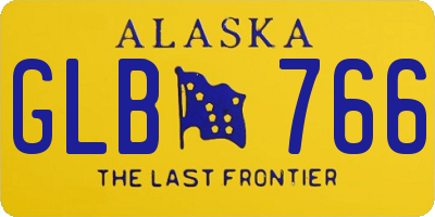 AK license plate GLB766