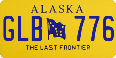 AK license plate GLB776