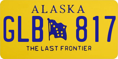 AK license plate GLB817
