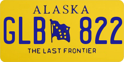 AK license plate GLB822