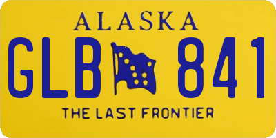 AK license plate GLB841