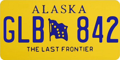 AK license plate GLB842