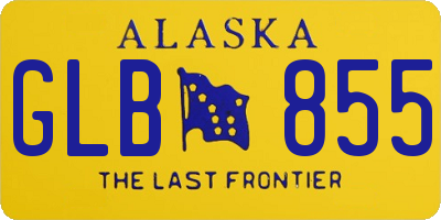 AK license plate GLB855