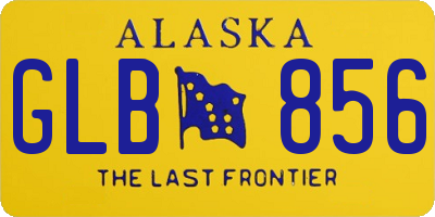 AK license plate GLB856