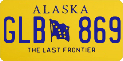 AK license plate GLB869