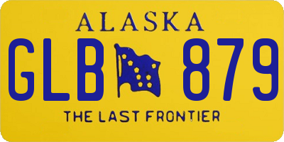 AK license plate GLB879