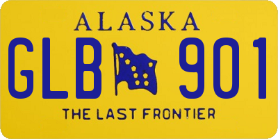 AK license plate GLB901