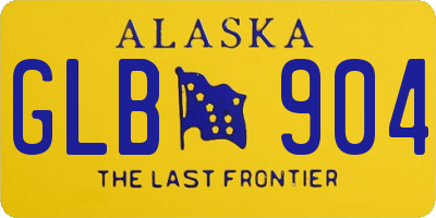 AK license plate GLB904