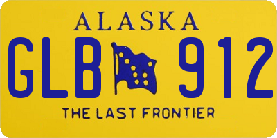AK license plate GLB912