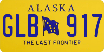 AK license plate GLB917
