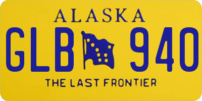 AK license plate GLB940
