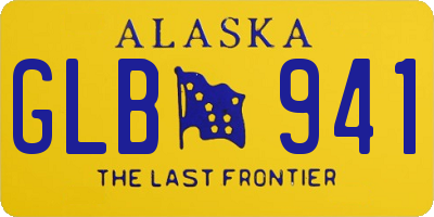 AK license plate GLB941