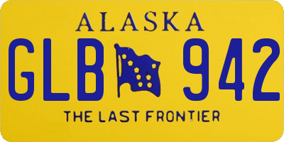 AK license plate GLB942