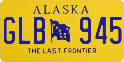 AK license plate GLB945