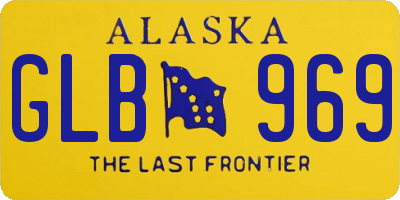 AK license plate GLB969