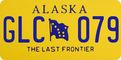 AK license plate GLC079