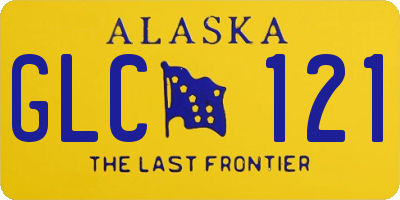 AK license plate GLC121