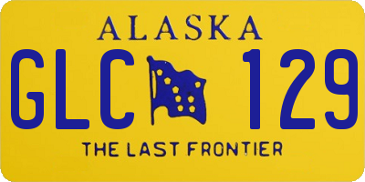 AK license plate GLC129