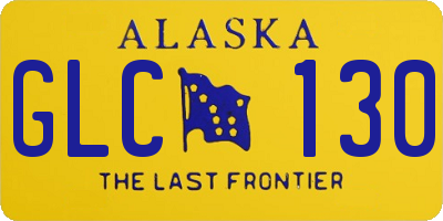 AK license plate GLC130