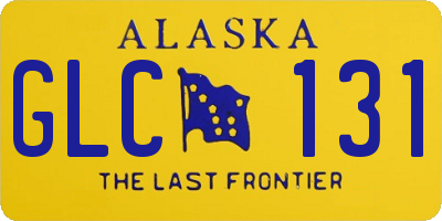 AK license plate GLC131