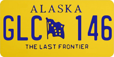 AK license plate GLC146