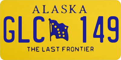 AK license plate GLC149