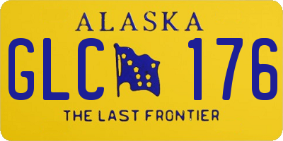 AK license plate GLC176