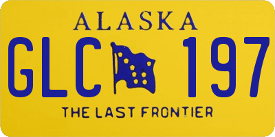 AK license plate GLC197