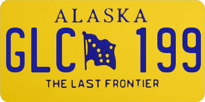 AK license plate GLC199