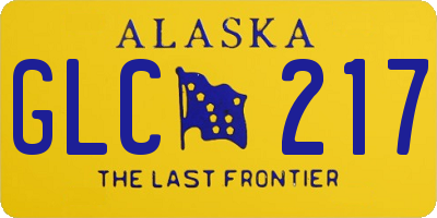 AK license plate GLC217