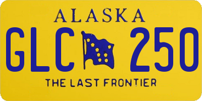 AK license plate GLC250