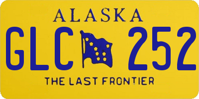 AK license plate GLC252