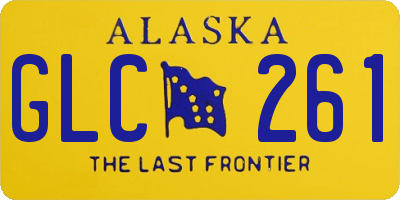 AK license plate GLC261