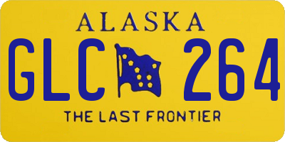 AK license plate GLC264