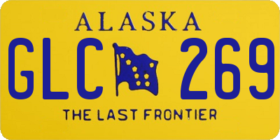 AK license plate GLC269
