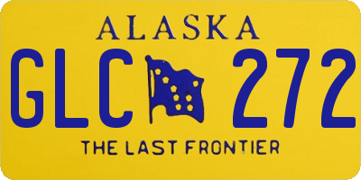 AK license plate GLC272