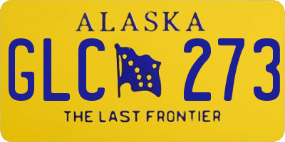 AK license plate GLC273