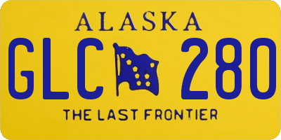 AK license plate GLC280