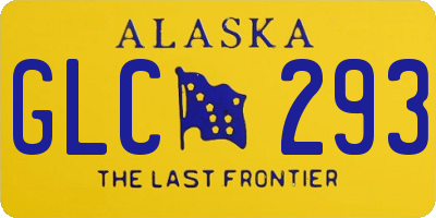AK license plate GLC293