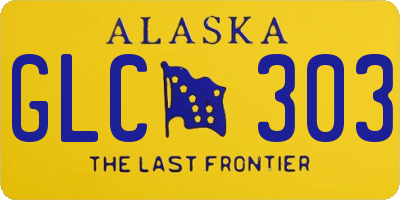 AK license plate GLC303