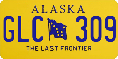 AK license plate GLC309