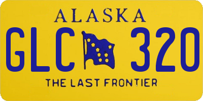 AK license plate GLC320